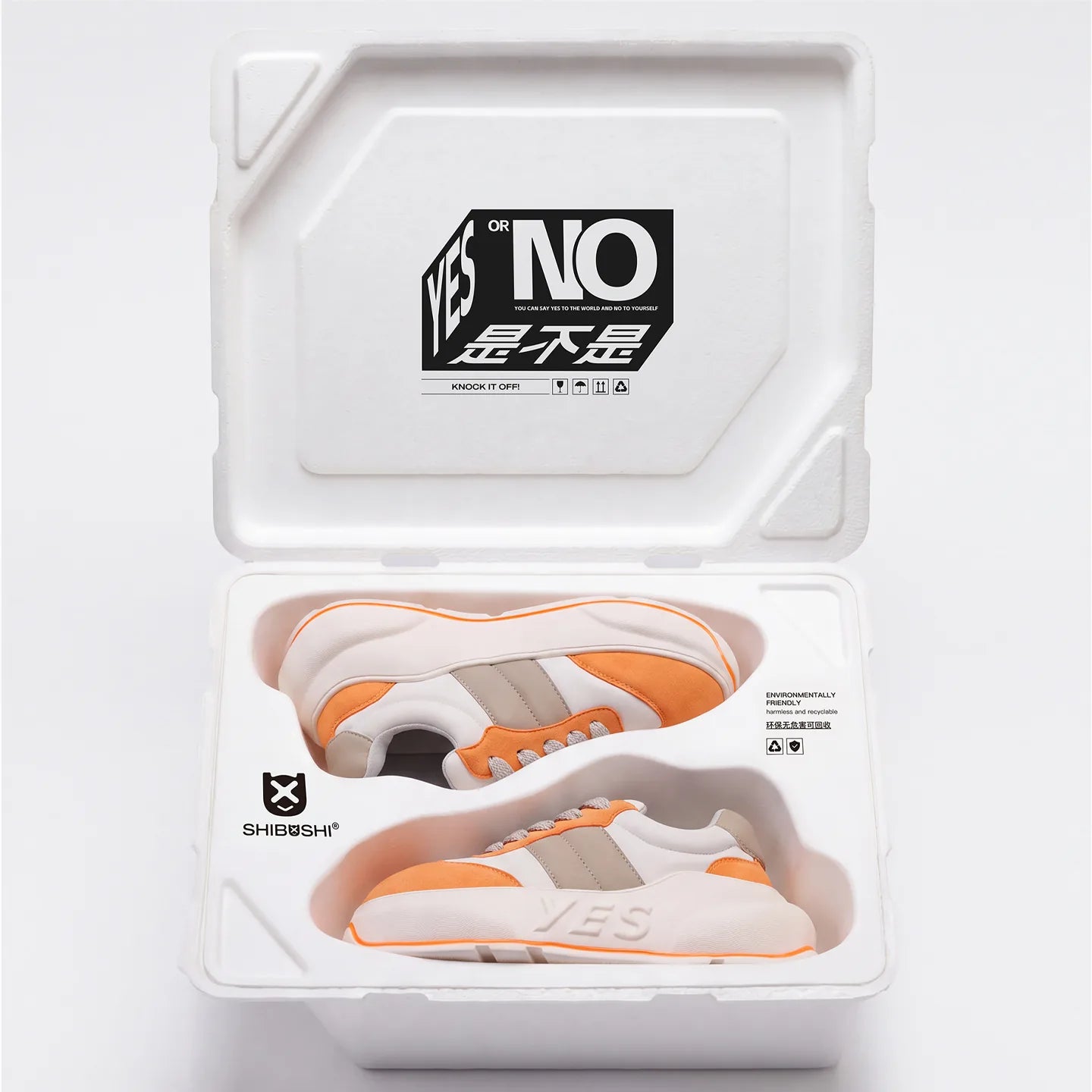 Clementine Chunk – Orange Platform Sneakers