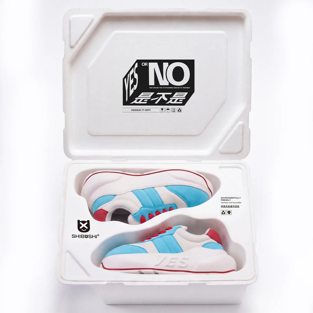 Cyan Chunk – Sneakers cu platformă albastru-cian