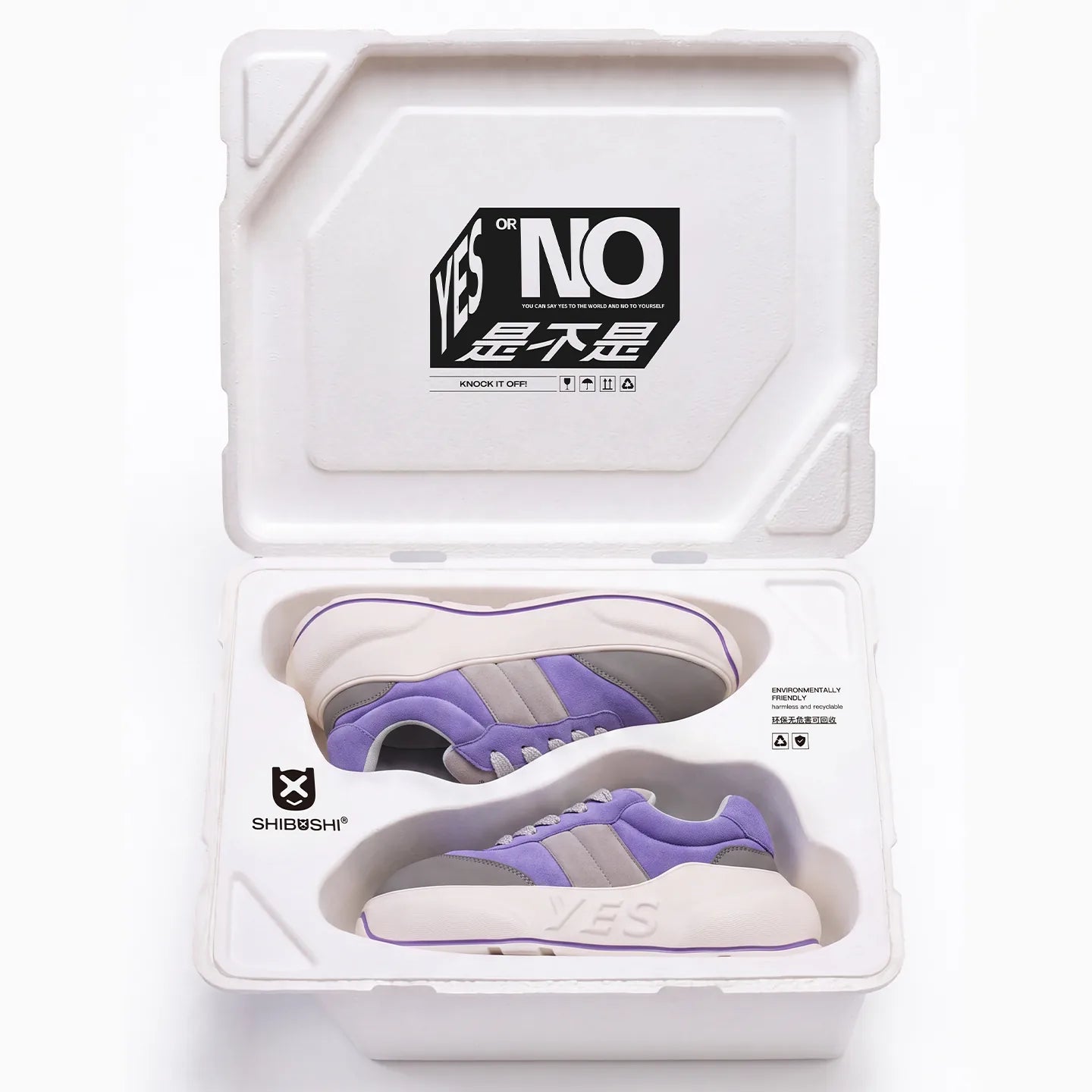 Lavender Chunk – Sneakers con plateau viola