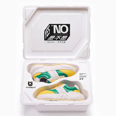 Citrus Chunk – Green & Yellow Platform Sneakers