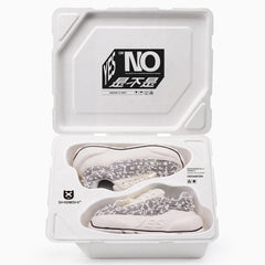Tweed Chunk – Black & White Platform Sneakers