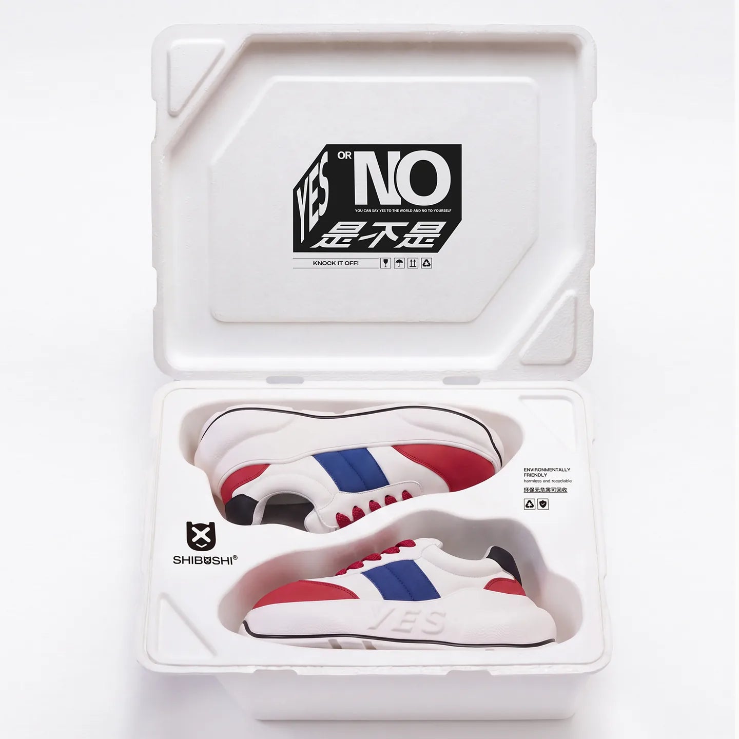 Varsity Chunk – Red, White & Blue Platform Sneakers