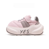 Petal Kids – Pink & Gray Chunky Sneakers