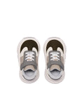 Pebble Kids – Gray & Brown Chunky Sneakers
