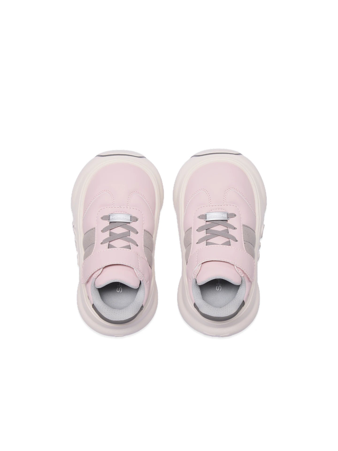 Petal Kids – Pink & Gray Chunky Sneakers