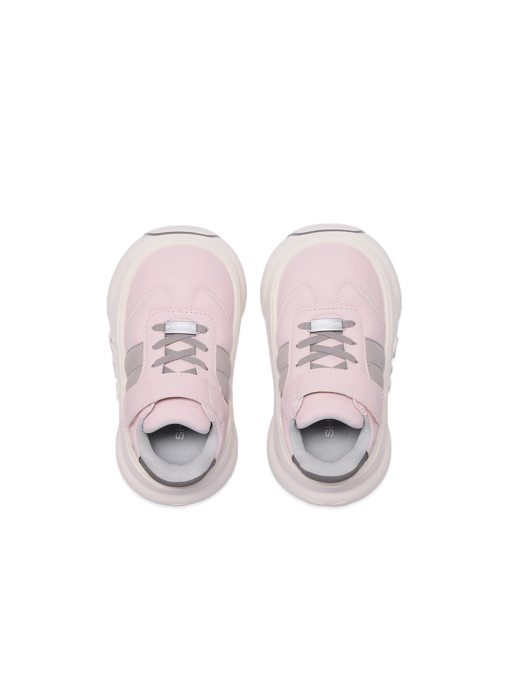 Petal Kids – Pink & Gray Chunky Sneakers