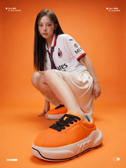 Tangerine Chunk – Orange Platform Sneakers