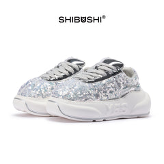Glitter Silver Chunk