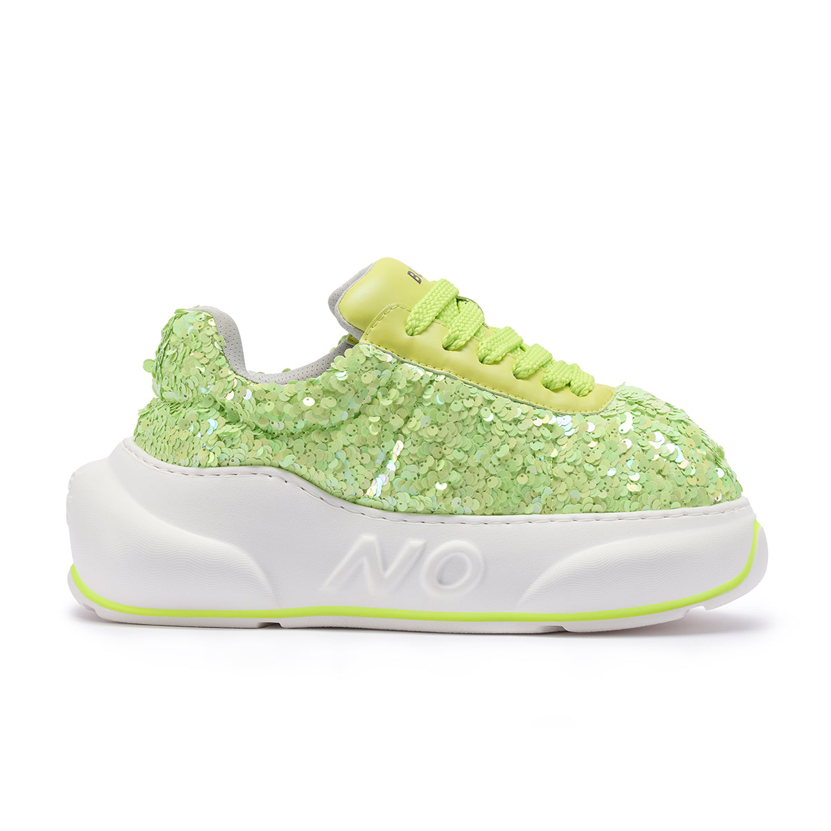 Glitter Lime Chunk