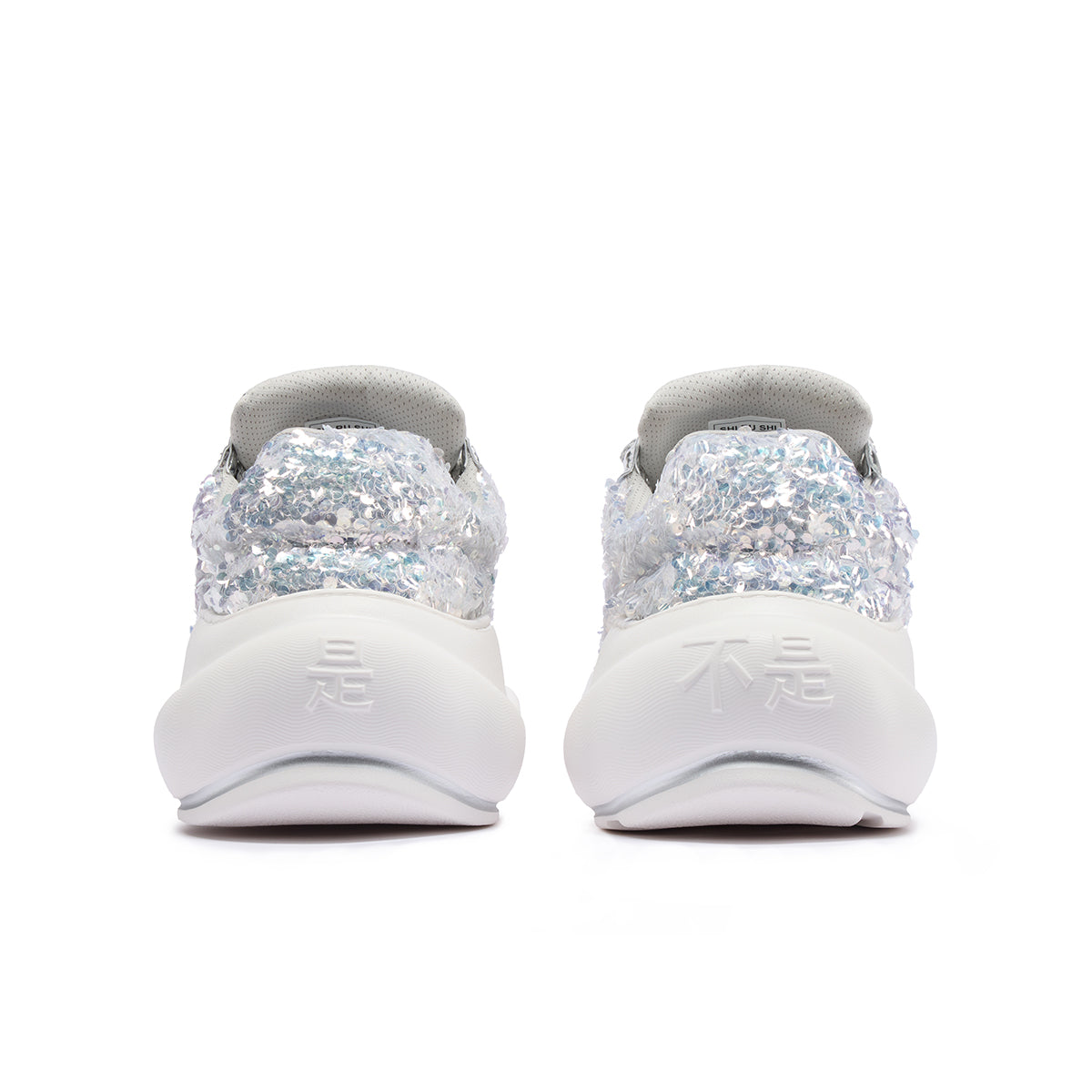 Glitter Silver Chunk