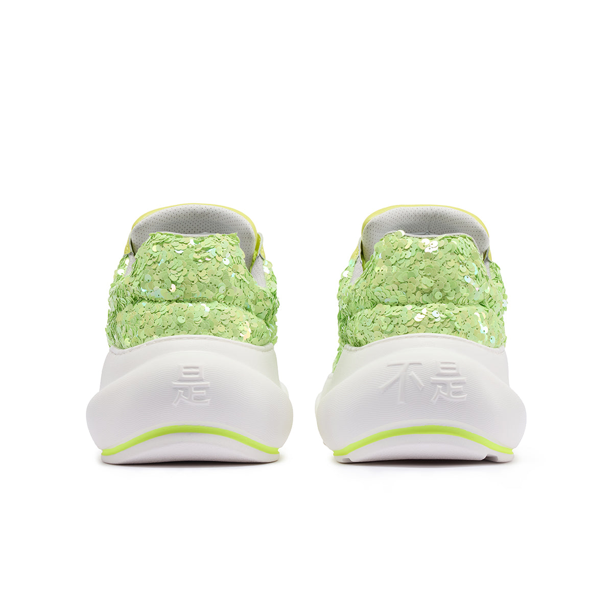 Glitter Lime Chunk