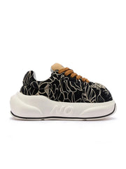 Embroidery Chunk – Embroidered Platform Sneakers