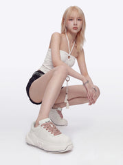 Cream Chunk – Cream Platform Sneakers