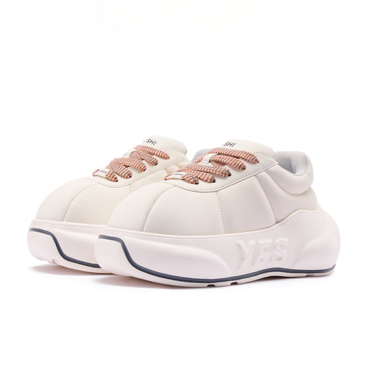 Cream Chunk – Cream Platform Sneakers
