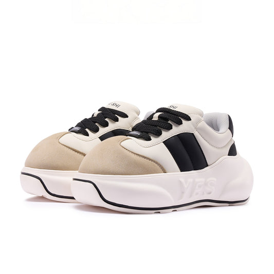 Ash Chunk – Gray Platform Sneakers