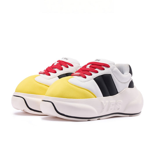 Primary Chunk – Color Block Platform Sneakers