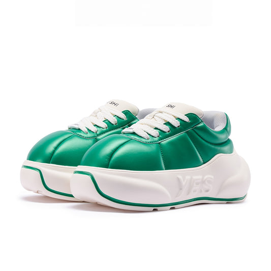 Emerald Chunk – Emerald Green Platform Sneakers