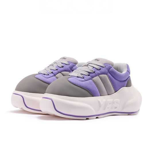 Lavender Chunk – Purple Platform Sneakers