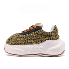 Black Gold Chunk – Black & Gold Platform Sneakers