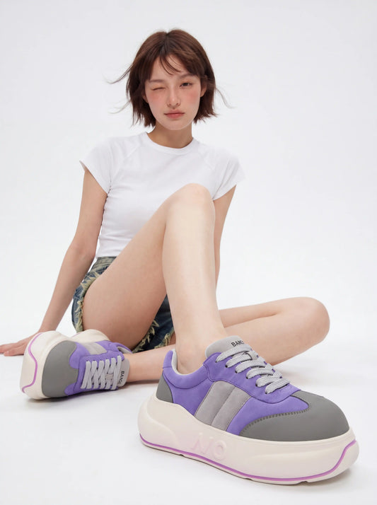 Lavender Chunk – Sneakers cu platformă mov